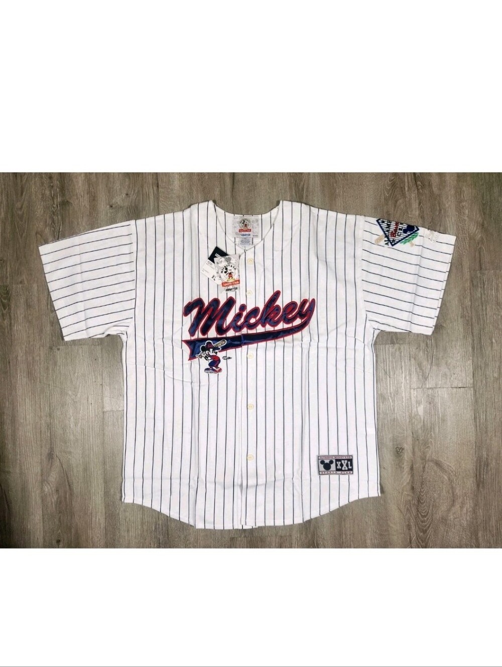 Vintage 90s Starter Disney Mickey & Co Sports All-American Baseball Jersey XL